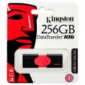 Флеш-накопитель USB 3.0 256GB Kingston Data Traveler DT106 чёрный/красный